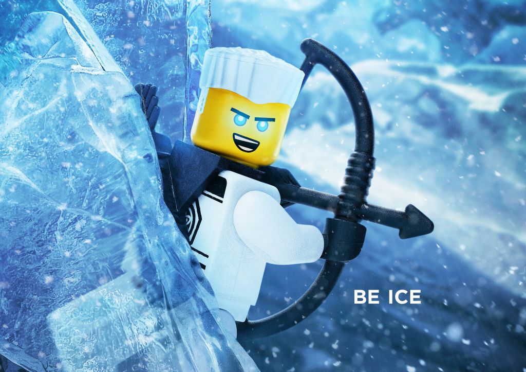 Зейн, Фильм Lego Ninjago, Be Ice, Анимация, 2017, HD, 2K