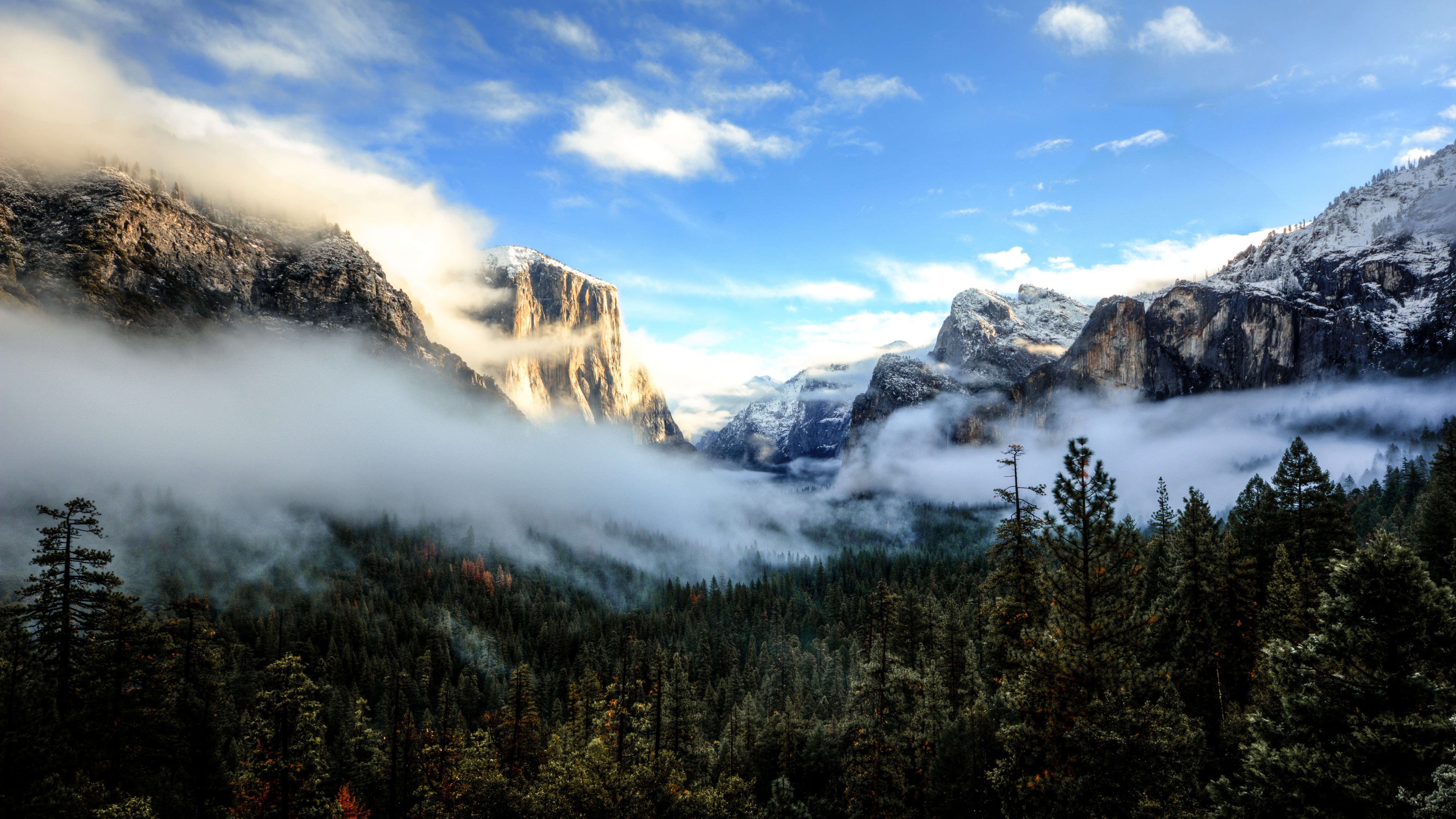 Красивое видео гор. Национальный парк Йосемити Калифорния США. Национальный парк Йосемити в тумане. Красивые горы.